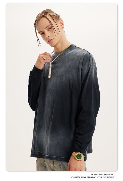 Oversize Washed Long-sleeve t-shirt WN6051