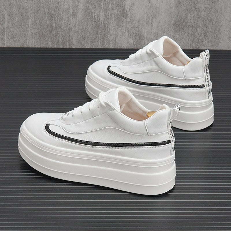 Thick-Sole Height-Increasing Skate Sneakers WN24756