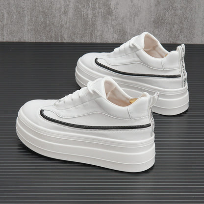 Thick-Sole Height-Increasing Skate Sneakers WN24756
