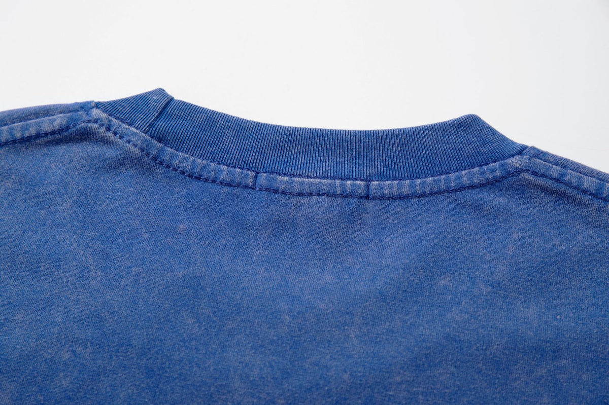Washed Plain Short Sleeve T-Shirt WN26776