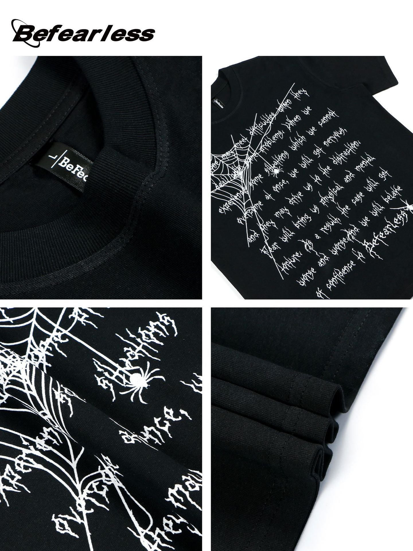 Heavyweight Letter Print Oversize Short Sleeve T-Shirt WN26345