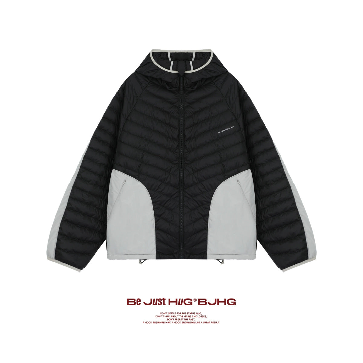 Hooded White Duck Down Jacket WN9765