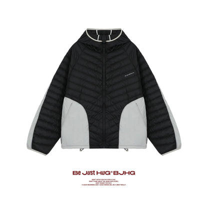 Hooded White Duck Down Jacket WN9765