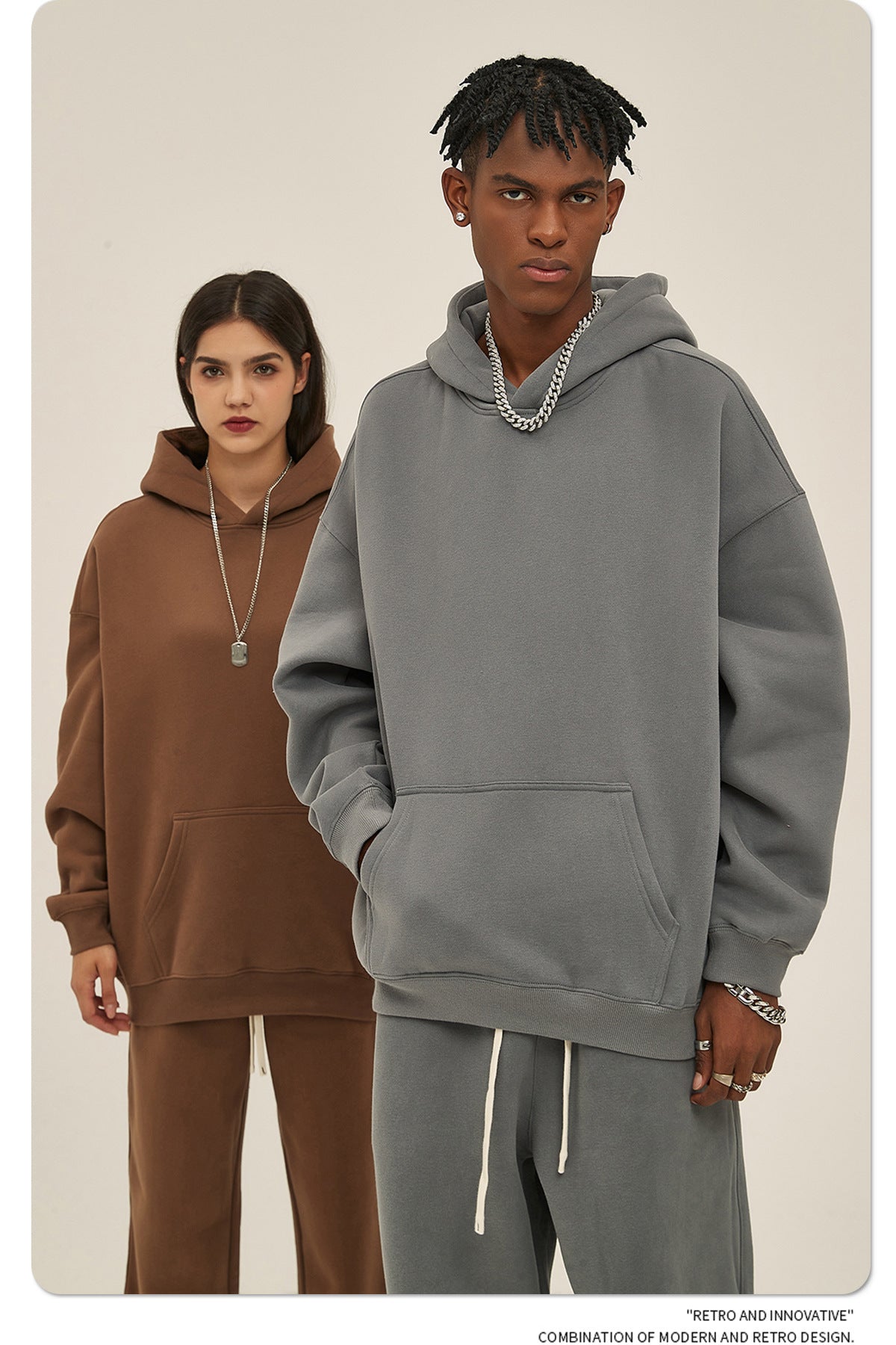 Oversize Heavyweight Hoodie & Heavyweight Sweatpants Setup WN6638