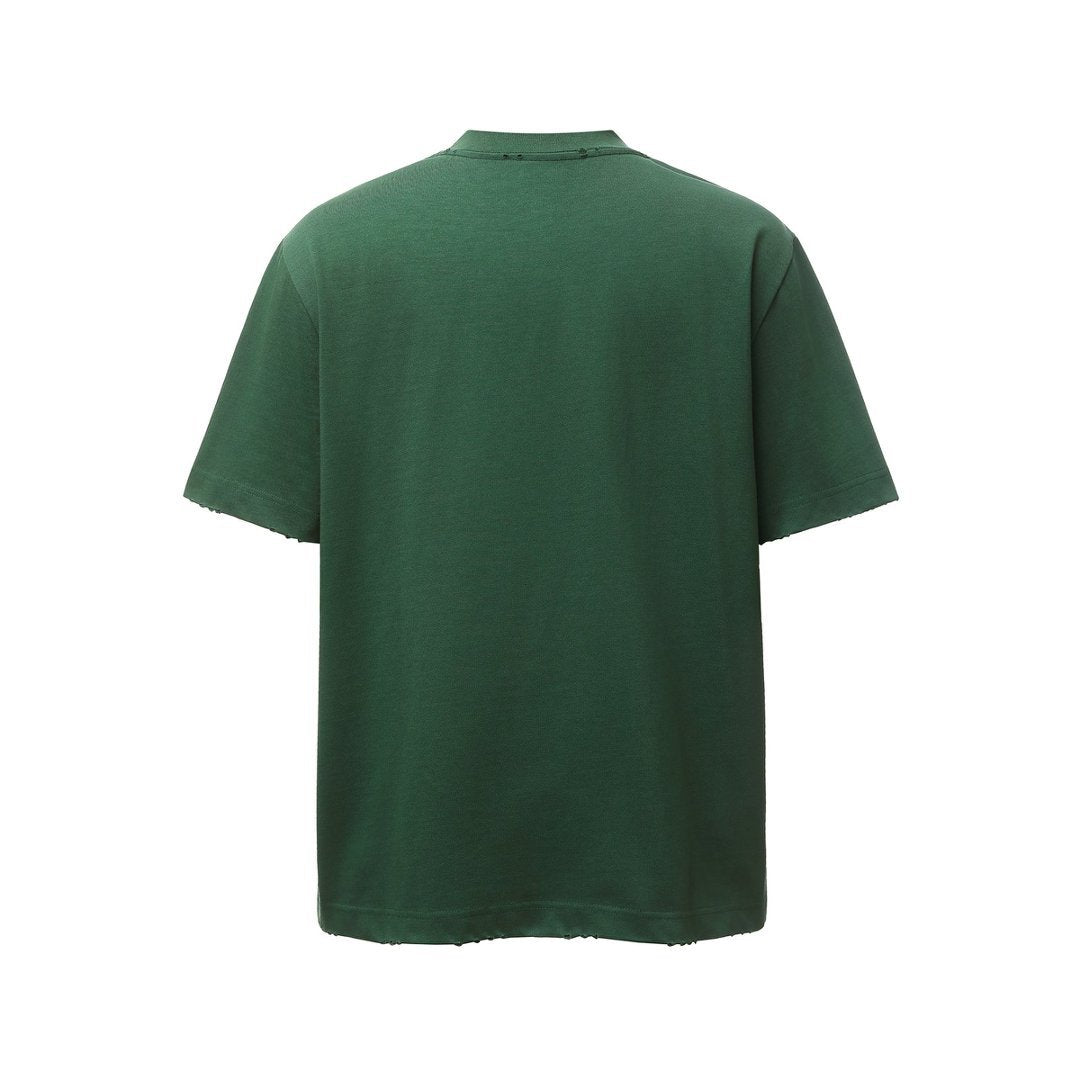 Heavyweight Washed Damage Short Sleeve T-Shirt WN25987