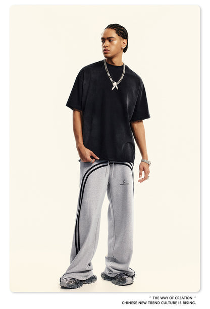 Washed Wide-leg Sweatpants WN6413