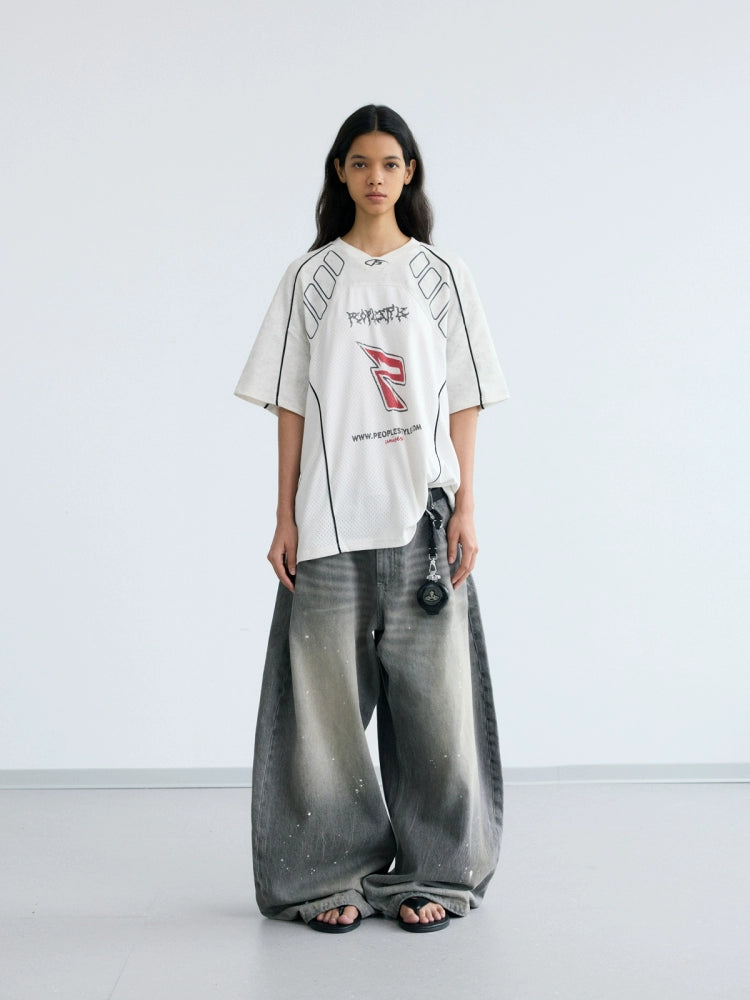 Original Racing Quick-Dry Breathable Oversize Jersey Short Sleeve T-Shirt WN18265