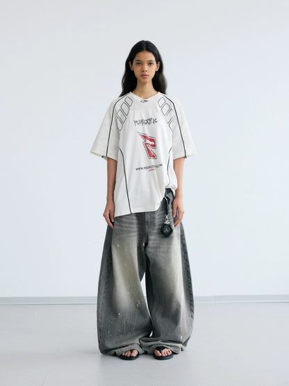 Original Racing Quick-Dry Breathable Oversize Jersey Short Sleeve T-Shirt WN18265