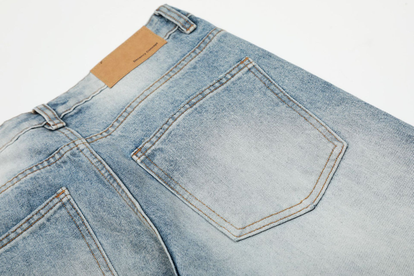 Washed Damage Flare Denim Jeans WN26068