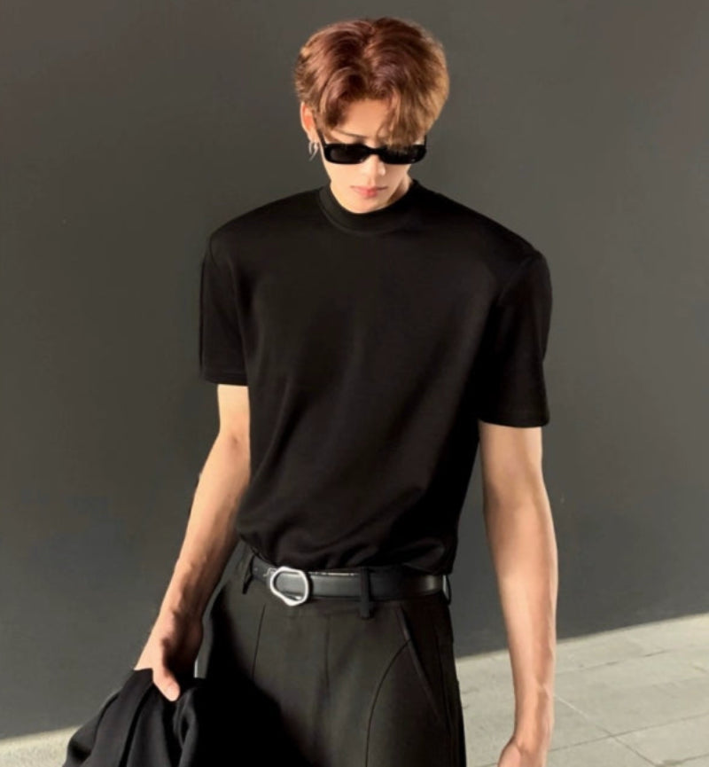 Structured Shoulder Heavyweight Short Sleeve T-Shirt WN20043