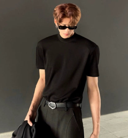 Structured Shoulder Heavyweight Short Sleeve T-Shirt WN20043