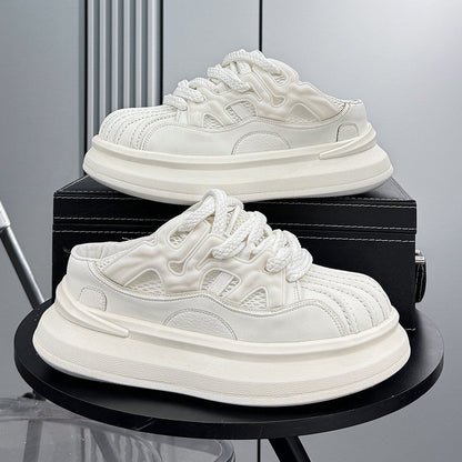 Thick-Sole Shell-Toe Slip-On Shoes WN24740