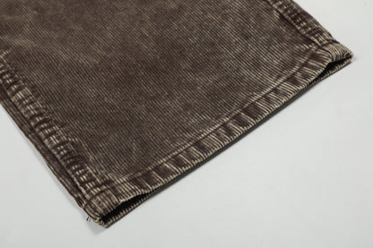 Faded Straight Denim Jeans WN25788