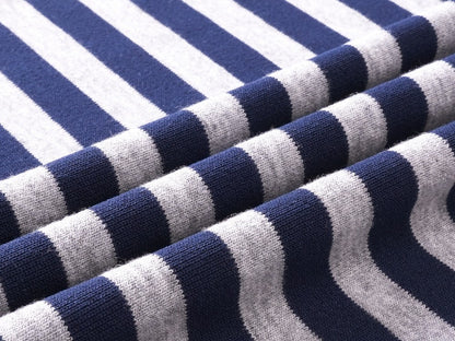 Cross Stripe Heavyweight Drop-Shoulder Oversize Short Sleeve T-Shirt WN27867