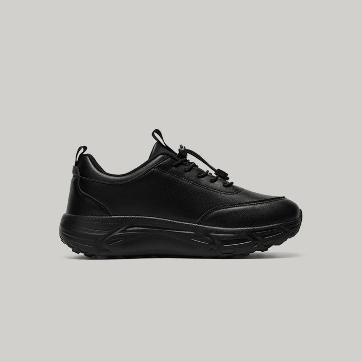 Minimalist Platform Lace-Up Casual Sneakers WN23467