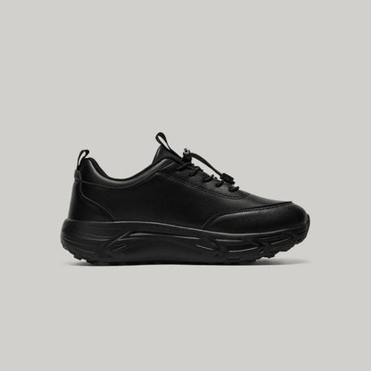 Minimalist Platform Lace-Up Casual Sneakers WN23467