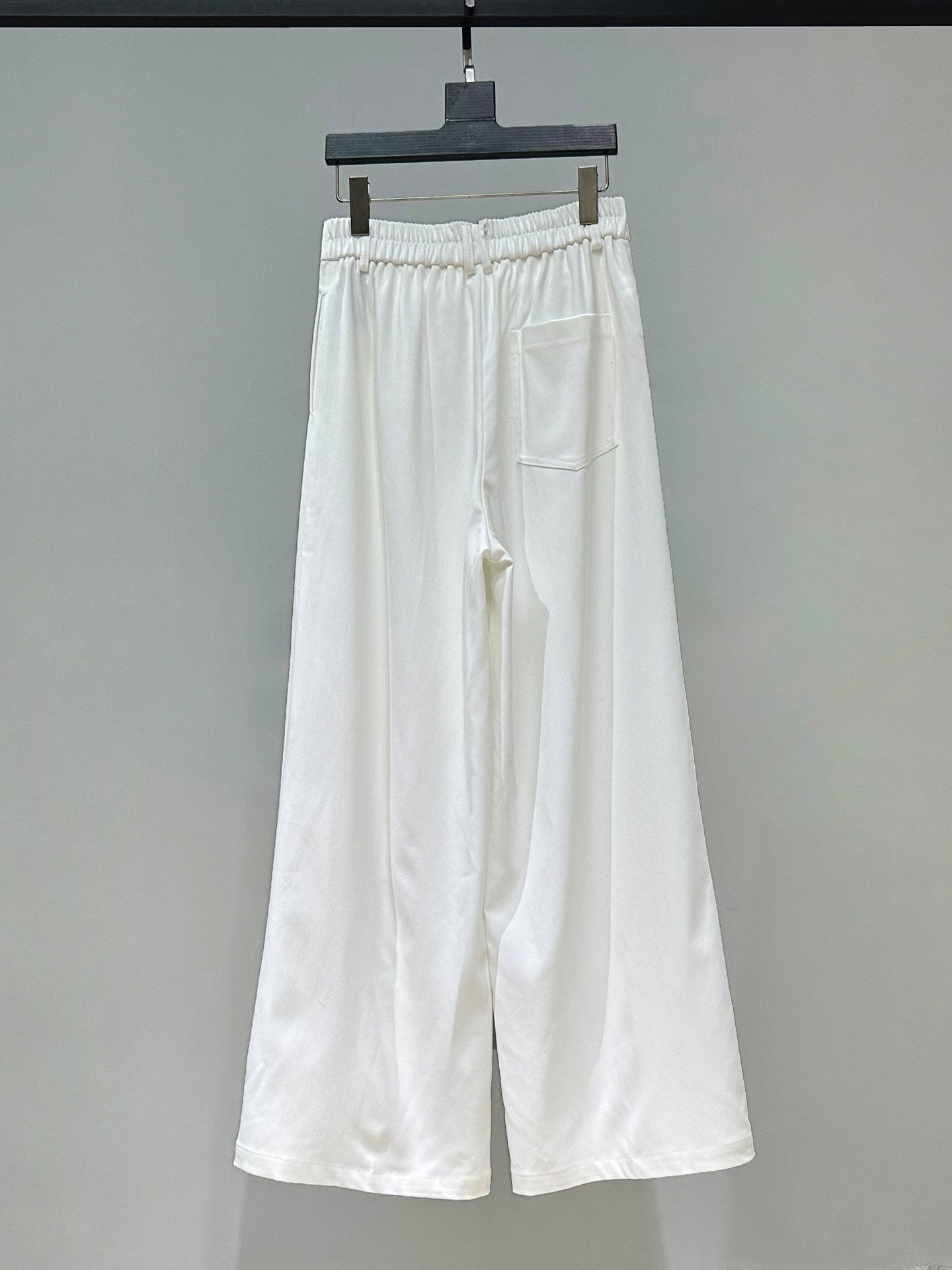Draped Wide Leg Straight Trousers WN23872