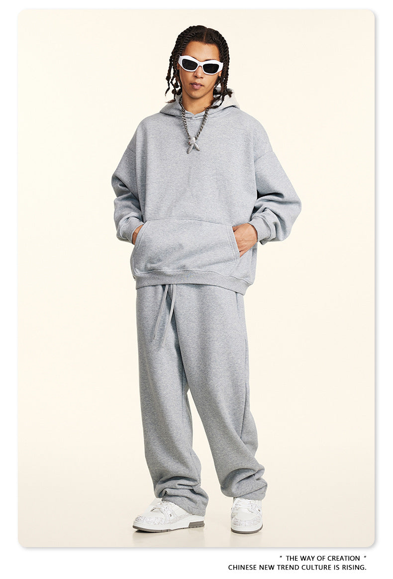 Fleece Lining Oversize Pullover Hoodie WN9938