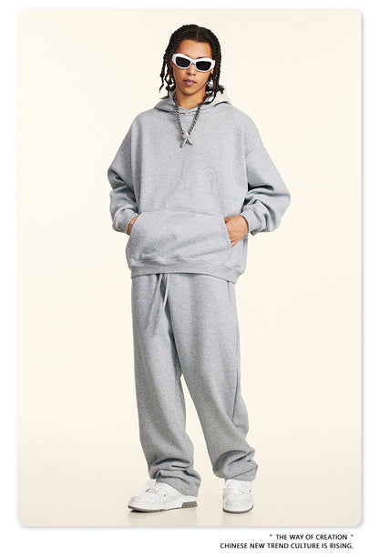 Fleece Lining Oversize Pullover Hoodie WN9938