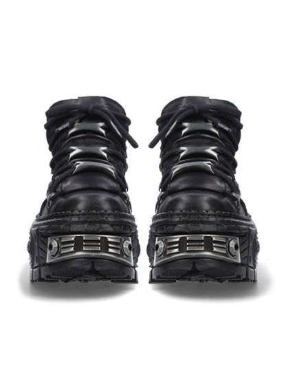 Derby Design Chunky Sole Large Toe Shoes WN19191