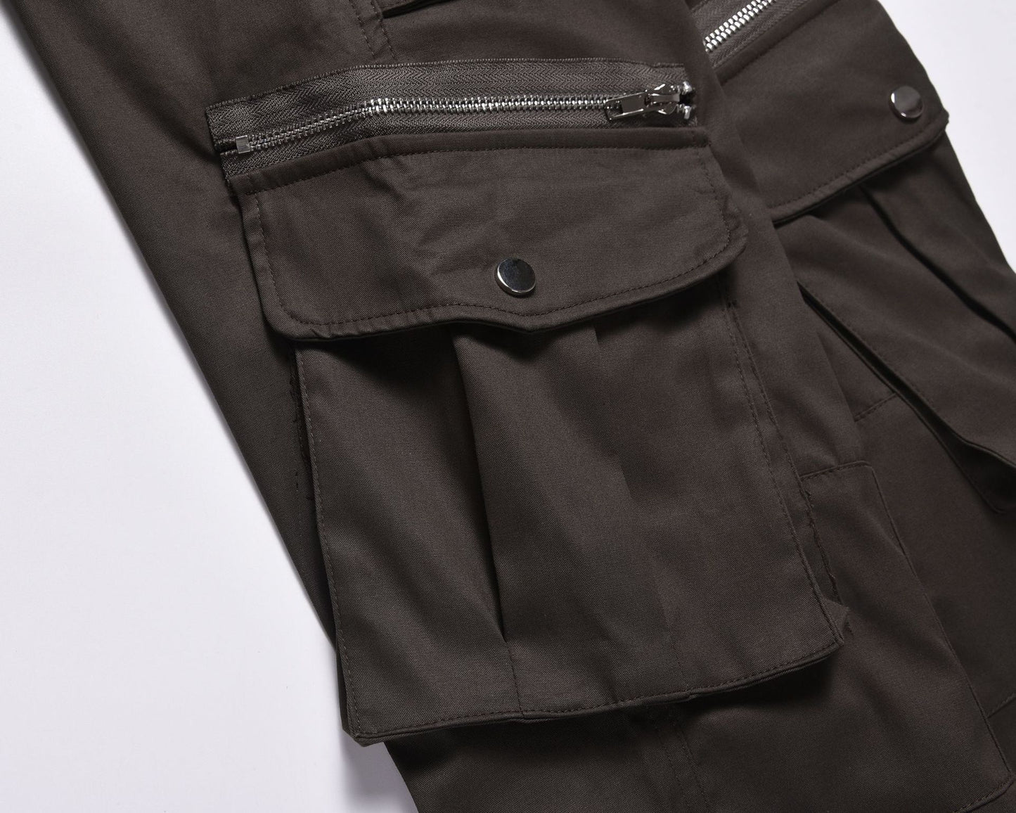 Zip Pocket Wide Leg Cargo Pants WN26021