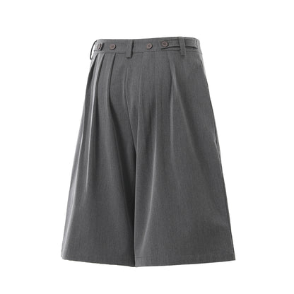 Drape Cropped Half Trousers WN25750
