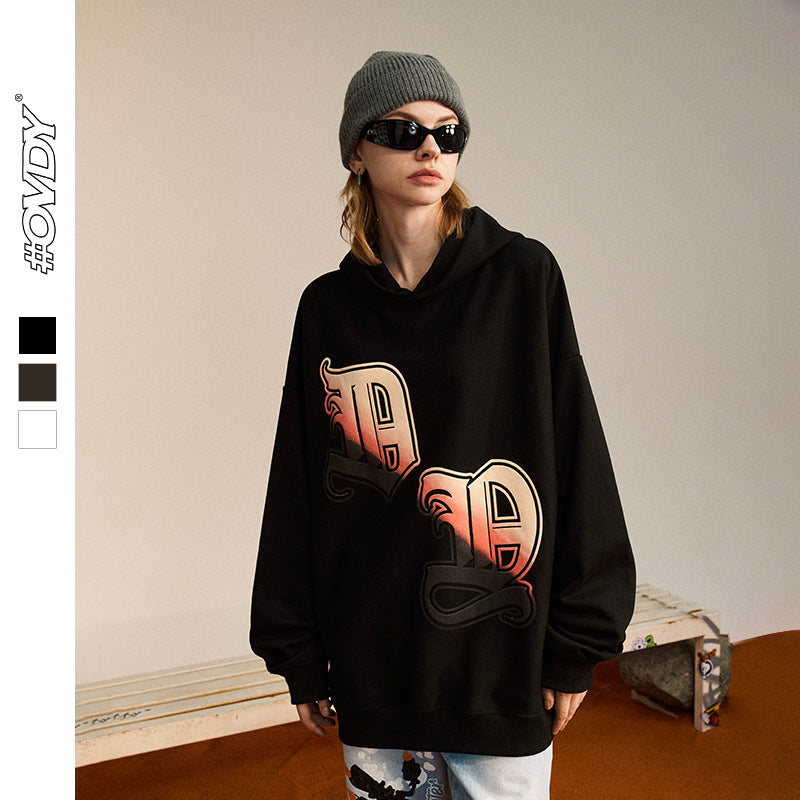 Gradient Print Heavyweight Hoodie WN12583