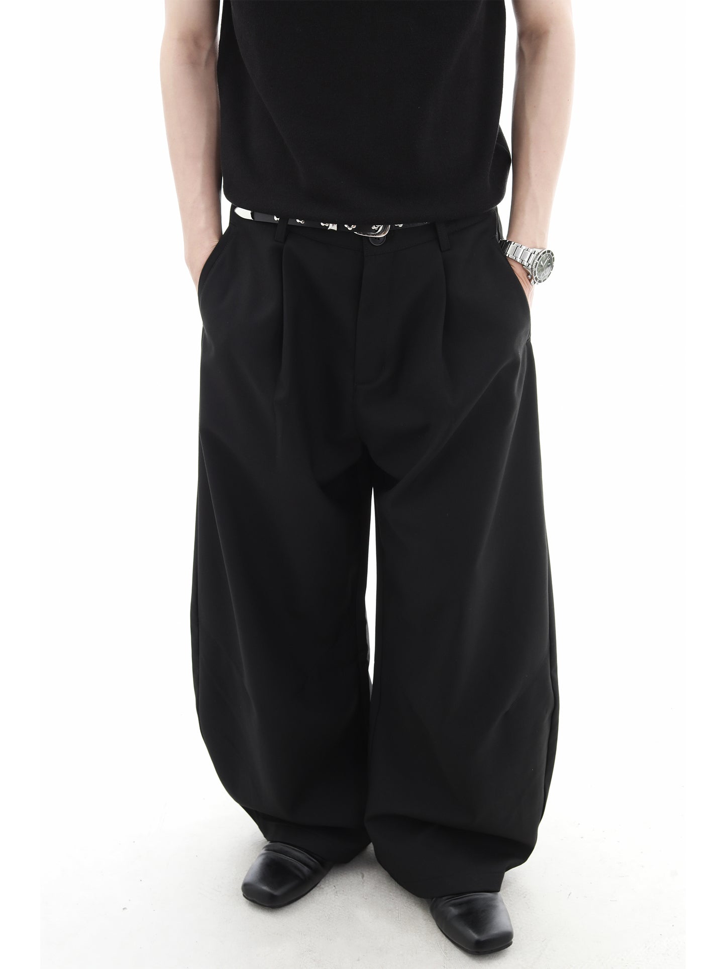 Draping Wide Leg Trousers WN15718