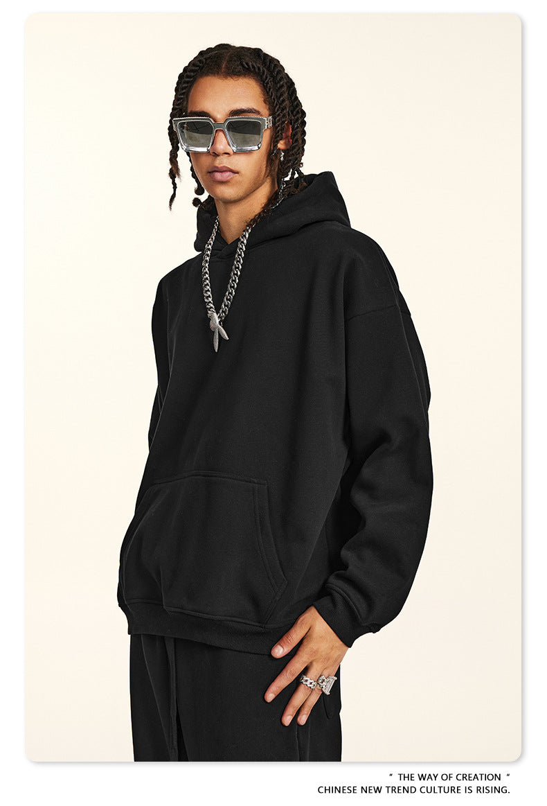 Fleece Lining Oversize Pullover Hoodie WN9938
