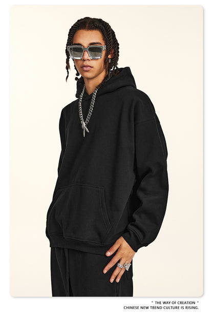Fleece Lining Oversize Pullover Hoodie WN9938