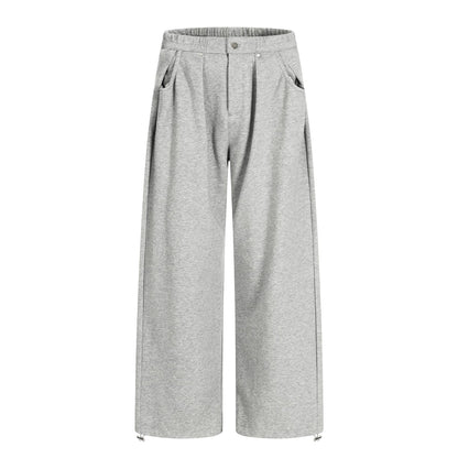 Pleats Wide Leg Sweatpants WN25996