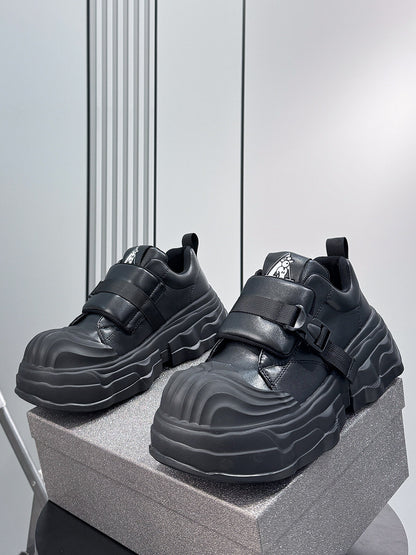 Strap Buckle Chunky Sole Sneakers WN24588