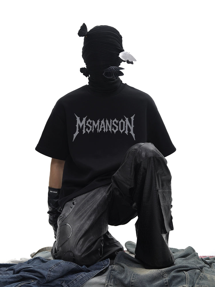 Graphic Letter Short Sleeve T-Shirt WN18698