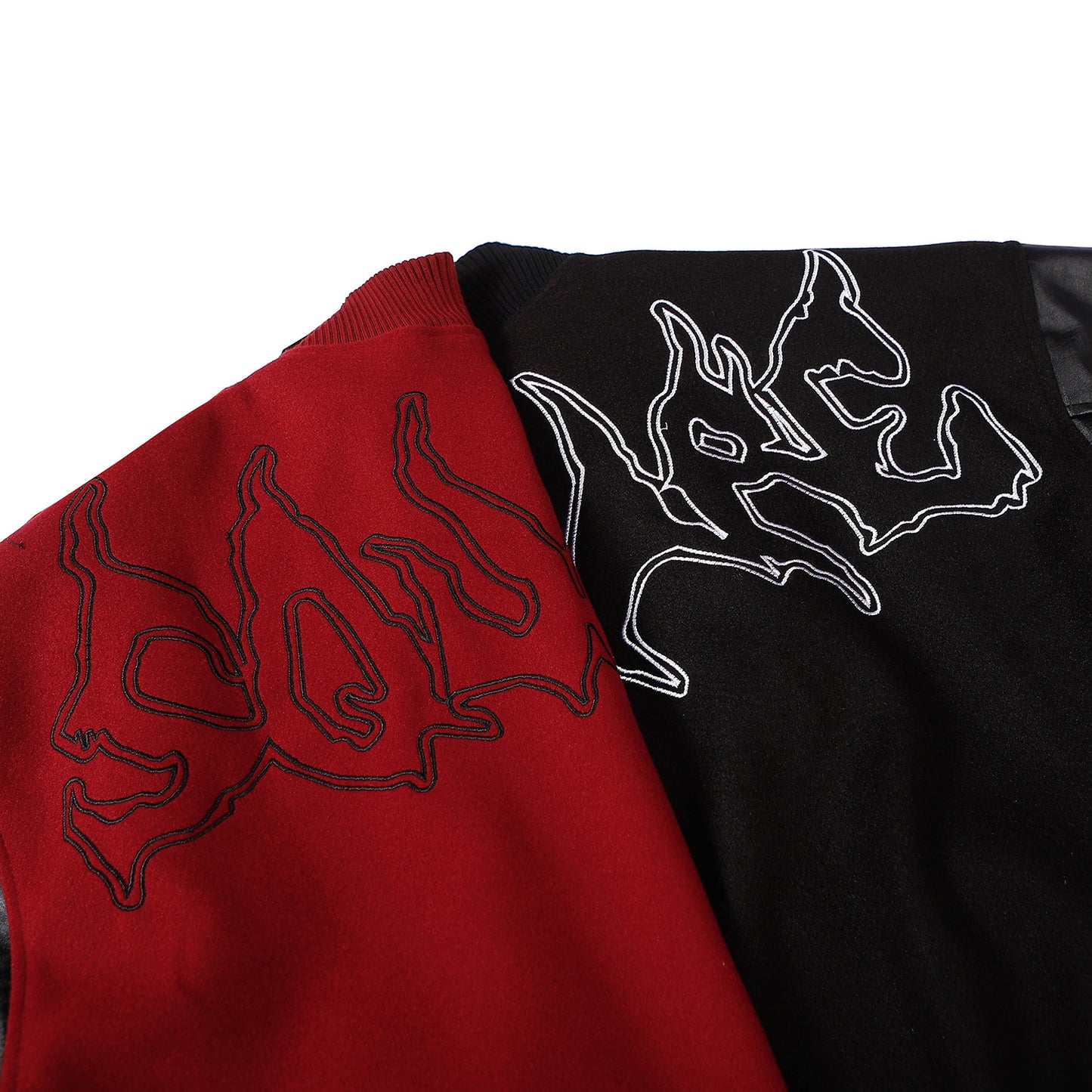 Graffiti Embroidery Baseball Jacket WN11133