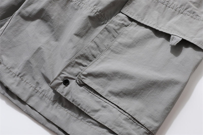 Multi Pocket Cargo Half Pants WN26754