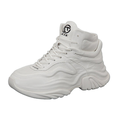 High-Top Panel Chunky Sole Sneakers WN24583