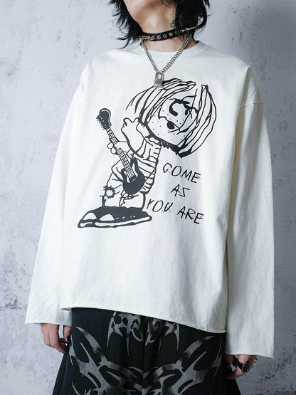 Cartoon Print Long Sleeve T-Shirt WN16031
