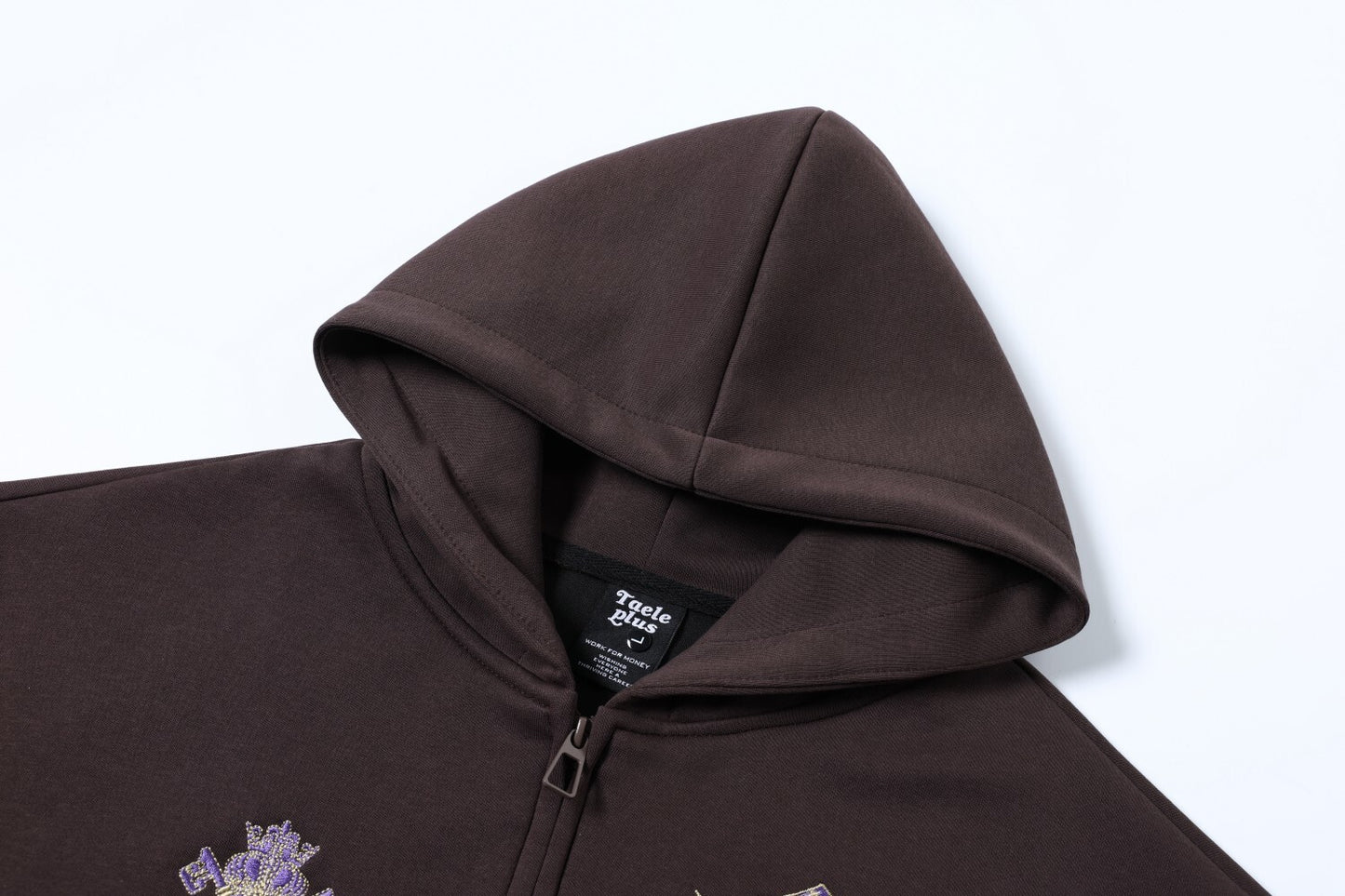 Logo Horse Embroidery Zipper Hoodie WN25565