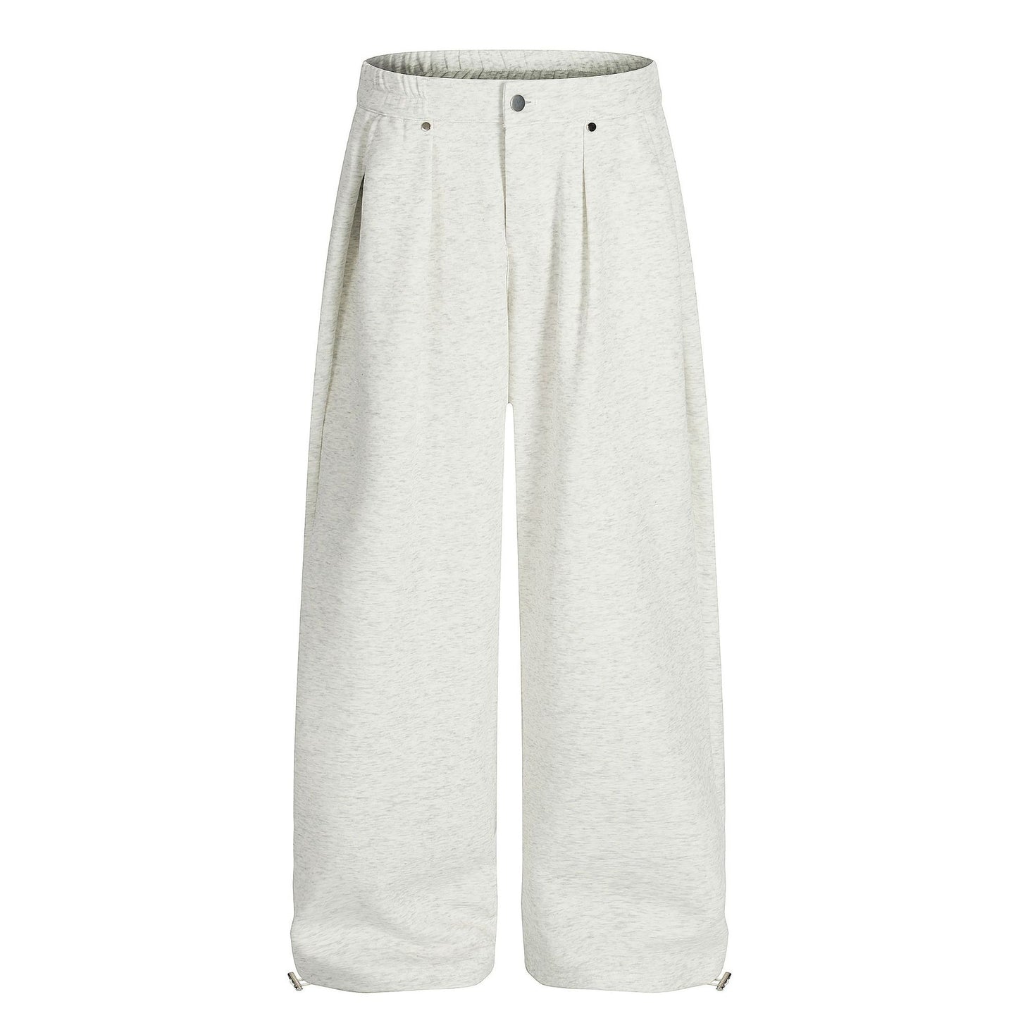 Drape Pleats Wide Leg Sweatpants WN26081