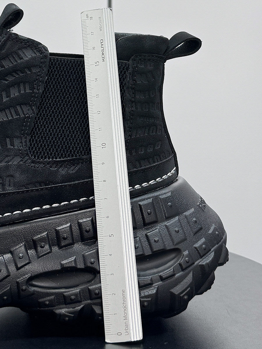 Embroidery Side Gore Chunky Sole Sneakers WN24590