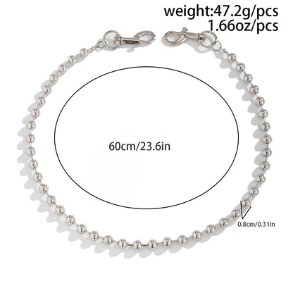 Studs Metal Pants Chain WN21070