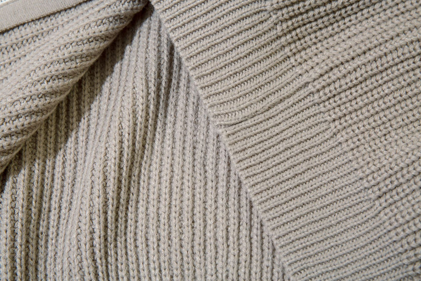 Colorblock Zipper Stand Neck Knit Cardigan WN11227