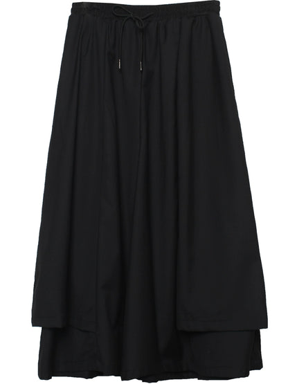 Fake Layered Wide Leg Pants WN22369