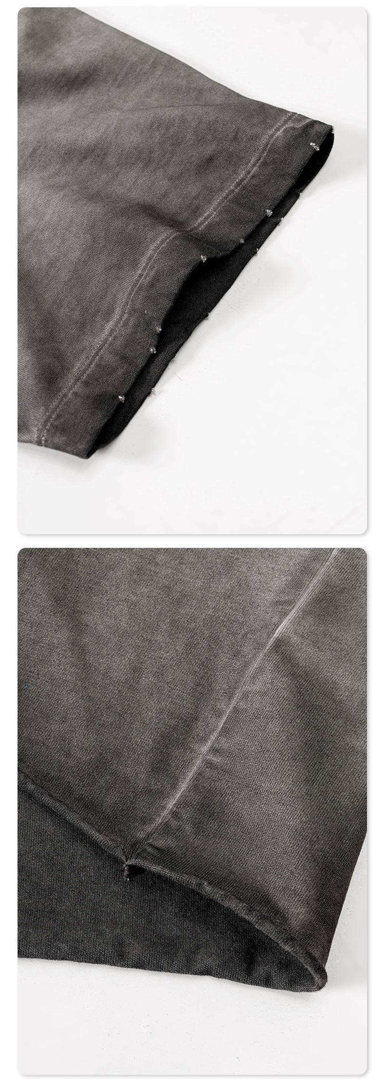 Washed Oversize Damage Short-sleeve T-shirt WN6451