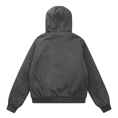 Detachable Fur Collar Short Hooded Padded Jacket WN11527