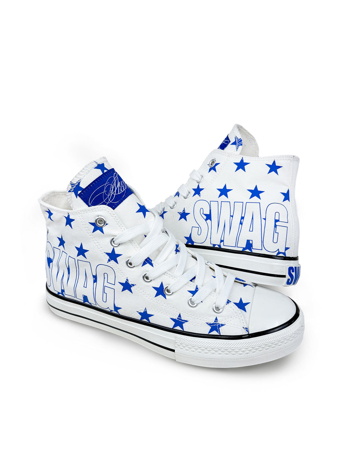 High-Top Star Logo Print Sneakers WN27170