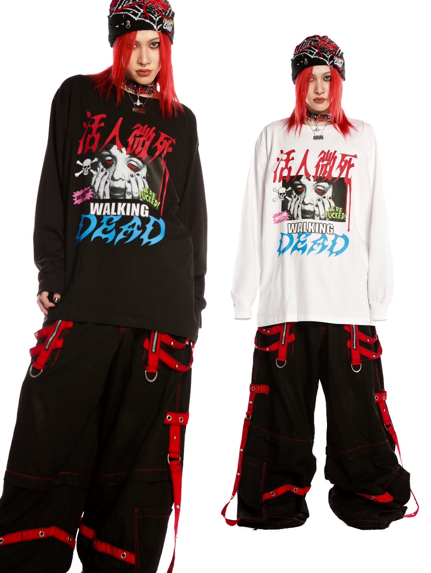 Letter Print Long Sleeve T-Shirt WN22253