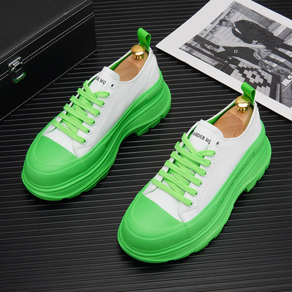 Lace Up Platform Thick Sole Sneakers WN24597