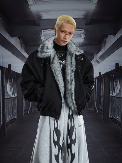 Stand Neck Belted Short Padded Jacket WN22821