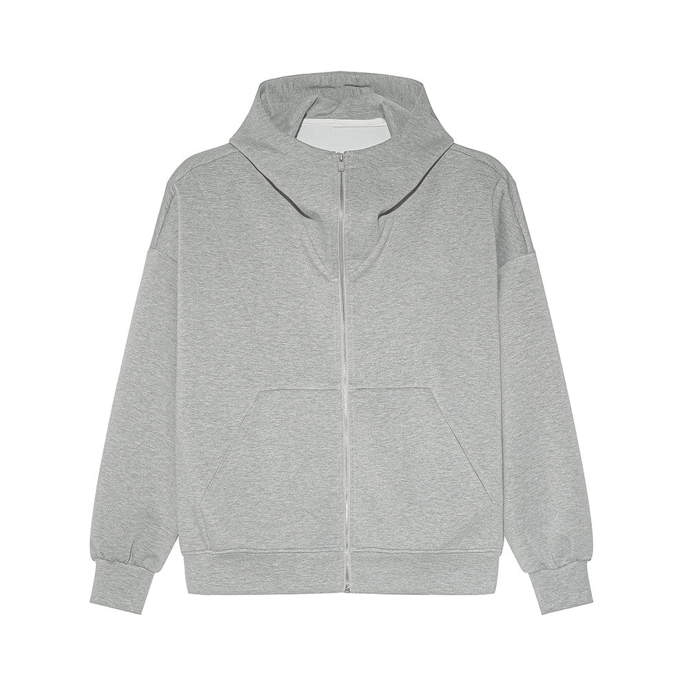 Zipper Hoodie & Wide Leg Sweatpants Setup WN24930